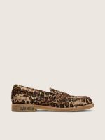 Men's Jerry loafers in leopard-print pony skin