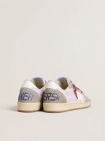 Women's Ball Star LTD in lilac nylon with white leather star and suede inserts - Image 4