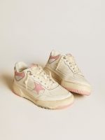 Men's Forty2 with pink star and white leather heel tab - Image 2