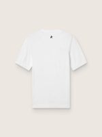 Men's slim-fit white sports T-shirt - Image 2