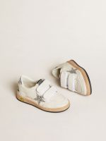 Young Ball Star in nappa with silver glitter star and heel tab - Image 2