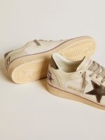 Ball Star in mesh and leather with metallic leather star and heel tab - Image 3