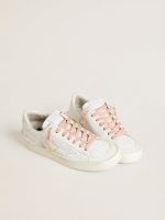 Pink cotton laces with contrasting gold stars - Image 3
