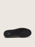 Women's Ball Star in black nappa with black glitter star and suede heel tab - Image 6