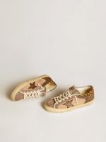 Women's Super-Star in suede with leather star and pony skin heel tab - Image 2