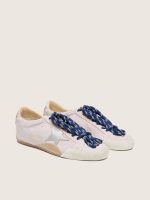 Women's True-Star in pastel pink suede with silver star and heel tab - Image 8