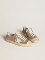 Women's V-Star in light brown metallic suede with cream leather star - Image 2