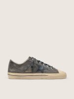 Men's V-Star in black suede with black leather star