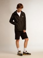 Men's windcheater with contrasting white logo and star - Image 3