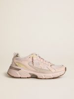 Men's Lightstar with pink leather and mesh upper and pink star