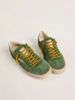 Men's Soul Star in green suede with green leather heel tab - Image 2