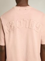 Powder-pink T-shirt with reverse logo on the back - Jersey Capsule - Image 5