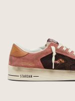 Women's Stardan in pink suede with beige star - Image 4