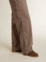 Women's Jerry loafer in dove-gray suede - Image 3