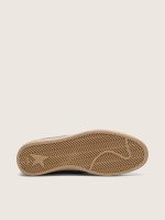 Men's Ball Star in denim-blue nylon with light gray suede inserts and metallic silver leather star - Image 5