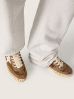 Men's Mid Star LAB in rust-colored suede with white leather star - Image 3
