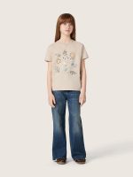Journey girls' bootcut jeans in blue denim with gradient rhinestones - Image 3
