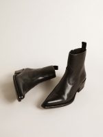 Women's Debbie boots in black leather - Image 2