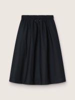 Flared skirt in black technical nylon - Image 3