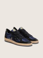 Men's Ball Star LTD in dark blue and black suede with black star - Image 2