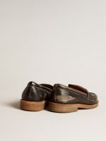 Women's Jerry loafer in black leather - Image 5