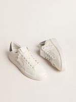 Women's Purestar with white leather star and anthracite glitter heel tab - Image 2