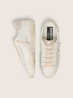 Women's Super-Star in nappa leather with Swarovski crystal star and heel tab - Image 4