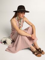 Women's Margaret flat sandals in leopard-print pony skin - Image 3