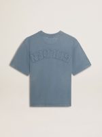Baby blue T-shirt with reverse logo on the back - Jersey Capsule - Image 2