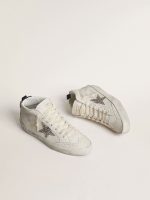 Women's Mid Star with silver glitter star and black laminated heel tab - Image 2