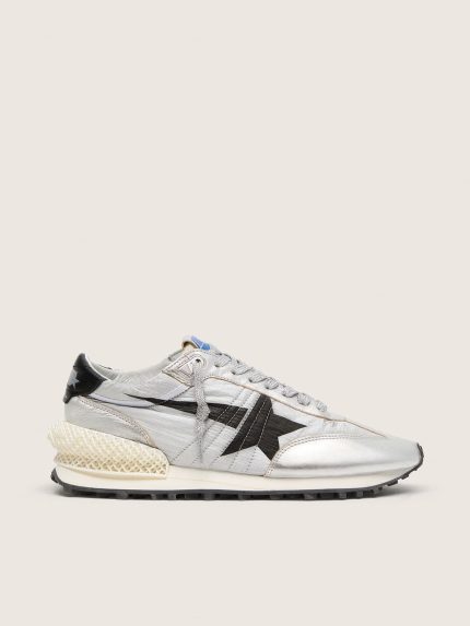 Women's Marathon with silver ripstop nylon upper and black star