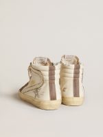 Slide in nappa with glitter star and patent leather flash - Image 4