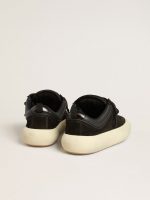 Men's Space-Star Cube in black suede with perforated star - Image 4