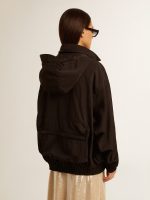 Black multi-pocket windcheater - Image 4
