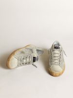 Women's Super-Star in aged white nubuck with Swarovski crystals - Image 2