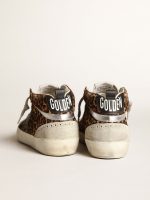 Women's Mid Star in leopard print pony skin with black star - Image 4