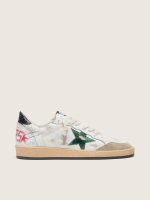 Men's Ball Star with metallic leather star and gray leather heel tab