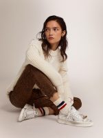 Stardan sneakers in white leather with lived-in treatment - Image 3