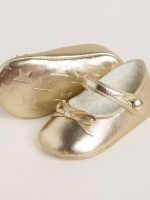 Sofi Baby ballet flats in gold leather - Image 3