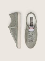 Men's Super-Star LTD in green perforated suede with matching suede star - Image 3
