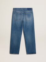 Blue medium wash loose jeans - Image 6