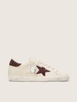 Women's Super-Star with suede star and heel tab with Swarovski crystals