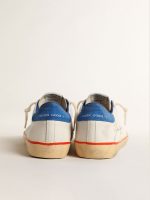 Men's Super-Star with perforated star and blue suede heel tab - Image 4
