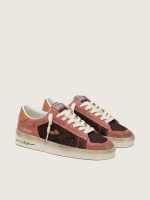 Women's Stardan in pink suede with beige star - Image 2