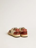 Ball Star Junior in nappa with black star and red leather inserts - Image 4