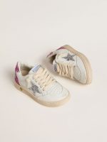 Junior Ball Star with silver glitter star and pink glitter heel tab - Image 2