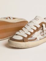Women's Super-Star in zebra-print pony skin with leather star and brown suede inserts - Image 3