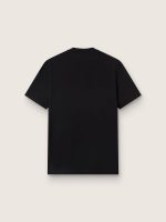 Black Star Collection T-shirt with tone-on-tone star on the front - Image 2