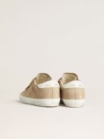 Women's Old School in beige suede with white leather heel tab - Image 4