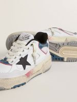 Women's Forty2 with black star and silver foiled leather heel tab - Image 4